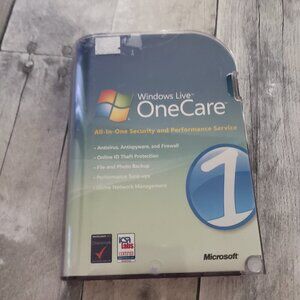 Unused - WINDOWS LIVE ONE CARE ALL IN ONE SECURITY AND PERFROMANCE SERVICE